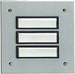 Doorbell panel 3 Aluminium 55803
