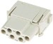 Contact insert for industrial connectors Bus 09140063101