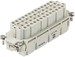 Contact insert for industrial connectors Bus 09320463101