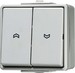 Venetian blind switch/-push button 1-pole push button 639VW