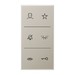 Cover plate for switches/push buttons/dimmers/venetian blind  SI