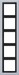 Cover frame for domestic switching devices 5 ALD2985-L