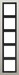 Cover frame for domestic switching devices 5 ESD2985-L