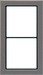 Cover frame for domestic switching devices 2 FDAL2982AN