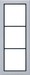 Cover frame for domestic switching devices 3 FDAL2983