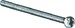 Metal screw Steel A2-70 stainless steel 2445-25