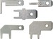 Round plug/flat receptacle Plug Flat 6.3x0.8 mm 2035