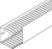 Slotted cable trunking system 37.5 mm 25 mm VKD3725