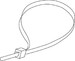 Cable tie 4.8 mm 290 mm 1709/530