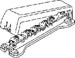 Equipotential bonding bar Surface mounting fix 1309