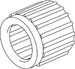 Terminal sleeve for installation tubes Plastic Untreated 1590/21