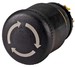 Front element for mushroom push-button Black Round 38 mm 271499