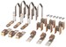 Accessories for low-voltage switch technology Contact set 100423