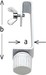 Mechanical accessories for luminaires Mounting kit Silver 602267