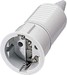 Coupler with protective contact (SCHUKO) Plastic 10752
