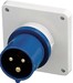 CEE plug for mounting on machines and equipment 16 A 3 812