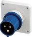 CEE plug for mounting on machines and equipment 32 A 3 817