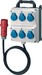 CEE socket outlet combination 1x16A5p400V 1x32A5p400V 920032