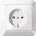 Socket outlet Protective contact 1 MEG2301-1019