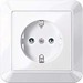 Socket outlet Protective contact 1 MEG2301-1025