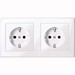 Socket outlet Protective contact 2 MEG2328-1425