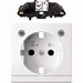 Socket outlet Protective contact 1 MEG2334-0319