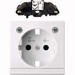 Socket outlet Protective contact 1 MEG2334-0419