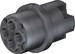 Contact insert for industrial connectors  18.1411