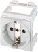 Socket outlet for distribution board 250 V 4000-72000-0160000