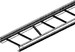 Cable ladder/wide span cable ladder Flat profile WSL 105.600 F