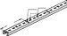 Support/Profile rail 2000 mm 25 mm 10 mm 2913/2 FLA