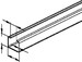 Support/Profile rail 6000 mm 30 mm 24 mm 2972/6 BO