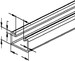 Support/Profile rail 3000 mm 50 mm 30 mm 2994/3 GO