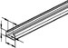 Support/Profile rail 2000 mm 30 mm 15 mm 2971/2 GO