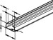 Support/Profile rail 2000 mm 34 mm 15 mm 2975/2 SO