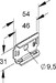 Mounting material for cable support system  GTMC 25/50 S