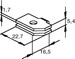 T-nut for channels Steel 4 GNL 304