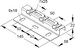 Mounting material for cable support system Steel GTZP 30/150 S