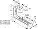 Bracket for cable support system  GTTKSU 100 FG