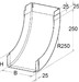 Bend for cable tray Vertically declining 90? KPBI 80.100/P