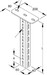 Ceiling profile for cable support system 700 mm HU 6040/700