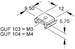 T-nut for channels Steel 4 GUF 104