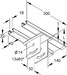 Head plate for profile rail U-profile KUGPK 5050