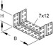 Connector for cable support system Longitudinal joint RVV 85.150