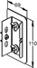 End piece for wall duct 110 mm 69 mm Symmetric GAED 110 N