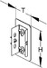 End piece for wall duct 133 mm 69 mm Symmetric GAED 133 N