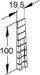 Mounting material for cable support system Plastic PVC GNK 8