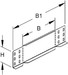 End piece for cable tray 85 mm 400 mm RA 85.400 F