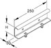 Connector for cable support system  KRLV 60 F