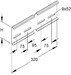 Connector for cable support system Corner joint KWV 100 F